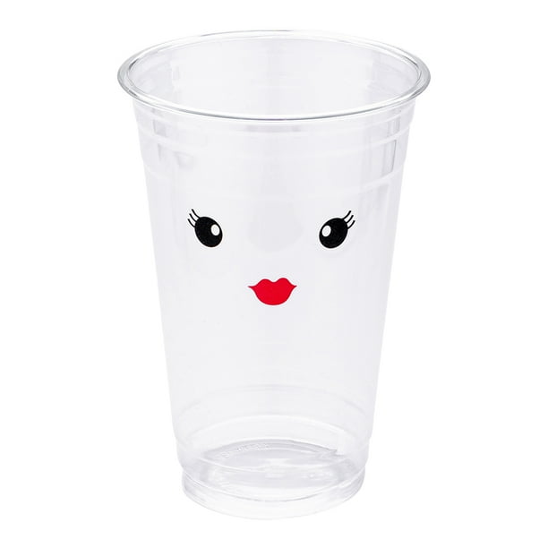 Visage 20 oz Clear Plastic Cup Madame 3 3/4" x 3 3/4