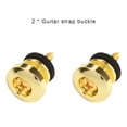 thumbnail image 2 of Fijador de guitarra con cabeza de seta, accesorios para instrumentos musicales, dorado, 2 uds., 2 of 5