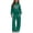 Green, variant on Girls Hoodie and Pants Set Hooded Long Sleeve Fleece Lined Warm Solid Color Wide Leg Pants Fall Winter Casual Sport Wear 2-Piece Outfit 5-14 Years