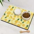 thumbnail image 3 of Exotic Pineapple Print Pet Feeding Mat, Durable Waterproof Dog Food Mat with Absorbent, Non-Slip, Quick Dry, Easy Clean Features for Pet Feeding Area, 3 of 7