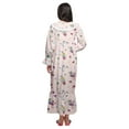 thumbnail image 4 of Moomaya Nuisette Imprimée Col en V en Coton Bordure à Volants Maxi pour Femmes, 4 of 5