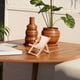 thumbnail image 2 of 2 soportes plegables para smartphone, silla de playa en miniatura, soporte de madera para teléfono, para oficina, dormitorio, sala de estar, escritorio, decoración, bonitos accesorios de playa, 2 of 8
