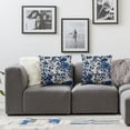 thumbnail image 3 of Nawypu BQ Cushion Cover Blue and White Porcelain Chinoiserie Pattern Pillow Cover Decorative Pillow Case Blend Square Throw Pillow Cover Cushion for Couch Car Home 2pcs, 3 of 6