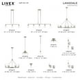 thumbnail image 6 of 47161-91 Livex Lighting Lansdale - 1 Light Pendant In Transitional Style-21 Inches Tall and 5 Inches Wide-Brushed Nickel Finish    -Traditional, 6 of 11