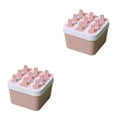 thumbnail image 3 of Dispositivo de fabricación de moldes para paletas de hielo Ounissouiy 2piezas Rosa, 3 of 6