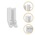 thumbnail image 1 of Raindrops Batteries Storage Case Wall Shelf Organizer Plastic White Space-saving 1Pack, 1 of 8