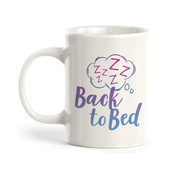 Back to Bed Zzz's 11oz Plastic Coffee Mug
