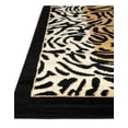 thumbnail image 6 of Unique Loom Wildlife Collection Area Rug - Big Cat (2' 7" x 10' Runner Light Brown/Black), 6 of 7