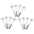 thumbnail image 1 of 12 varitas luminosas divertidas con forma de estrella, juguetes interesantes para fiestas infantiles (colores aleatorios)., 1 of 8