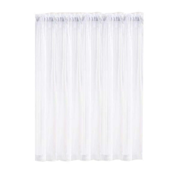 YIEMEEN Sheer Curtains Tiers, Light Filtering Small Curtains Short Bathroom Living Room Cafe Basement Voile Window Curtains