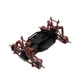 thumbnail image 2 of RC Car Upgrade Steering Assembly Pull Rod Kit for UDIRC 1/12 Red, 2 of 5