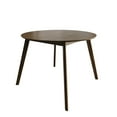 thumbnail image 4 of Home Design Cullman Round Dining Table, Brown, Solid and Engineered Wood, Angled Legs, Mid-Century Modern Style, Durable Construction, 4 of 5