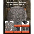 thumbnail image 4 of KFFKFF Hunting Blind for 4-5 People, See-Through Ground Shelter with Carrying Bag, 360-Degree Portable Camouflage Tent, Durable Concealed Design with Quiet Zipper Door and Windows, Ideal for Turkey, 4 of 9