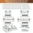 thumbnail image 2 of CZL 1 2 3 4 Seater Printed Sofa Cover Couch Slipcover, Elastic Stretch Armchair / Loveseat / Couch Sectional Sofa Slipcover Furniture Protector Dog Pet, 2 of 10