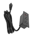 thumbnail image 1 of Recessed Power Strip Fast Charging 2 Outlets 1 USB C 1 USB A Ports Desk Outlet Convenient for Bedside Table Office Desk 12A, 1 of 7