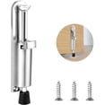 thumbnail image 1 of Retenedor de tope de puerta de palanca Tope de puerta de metal con resorte con accionamiento de pie para mantener la puerta estable con tornillos,, 1 of 2