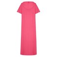 thumbnail image 4 of LOVZFMLL Mode Robe à Manches Courtes Col en V pour Femmes Printemps/été Rose 2TG, 4 of 6