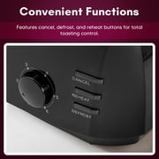 Elite Cuisine ECT2958 4 Slice Long Slot Cool Touch Toaster