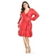 thumbnail image 4 of Vestido de Satin Envolvente Roman Fashion Tallas Extras 4351 Rojo 42, 4 of 6