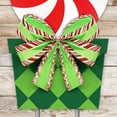 thumbnail image 4 of Adornos navideños de caramelo para exteriores, estacas de jardín de menta de 44 pulgadas, letreros gigantes de decoración navideña, rojo, blanco, verde, decoraciones navideñas para exteriores Adepaton HMYH585, 4 of 6