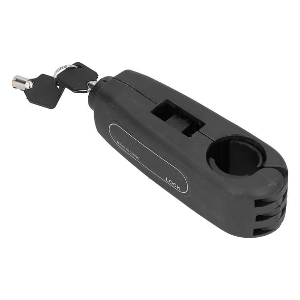 Candado universal para manillar de motocicleta, juego de bloqueo de acelerador de motocicleta, rojo con llave, cerradura de seguridad para freno delantero y cerraduras de embrague para Dirt Bike, para