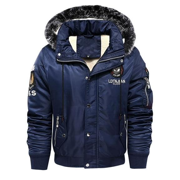 Men's Winter Windproof Casual Fashionable Warm Slim Fit Hooded Down Jacket