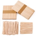 thumbnail image 1 of Cera de abejas de madera, palito de madera, papel de cera para depilación de cejas, palito de madera recubierto de cera, palito de cera, letrero para cejas, letrero para vello de nariz, 1 of 1