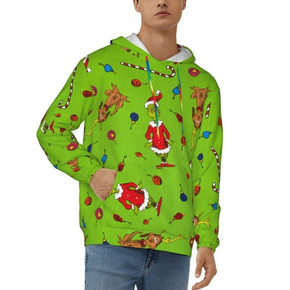 The Grinch Hoodie Unisex 3d Novelty Hoodies Graphic Hoodies Pullover Sweatshirts For Men Women Teen Small