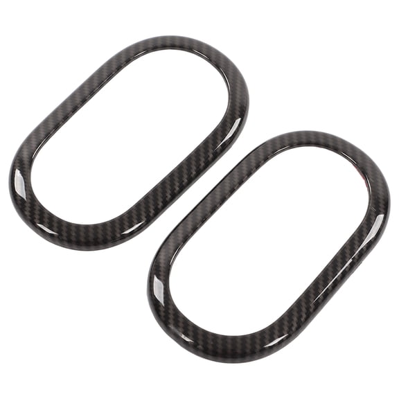 Manija De Puerta Interior De Estilo De Fibra De Carbono, Embellecedor De Bisel De Repuesto Para Smart Fortwo C453 A453 W453 Facelift 2015-2020, 2 Uds.