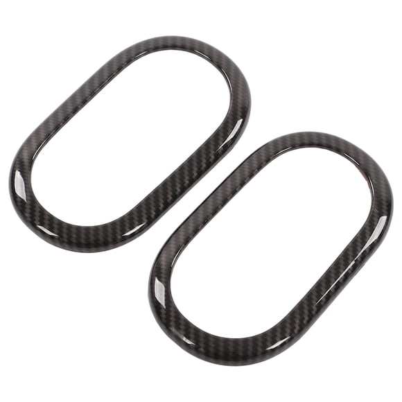Manija De Puerta Interior De Estilo De Fibra De Carbono, Embellecedor De Bisel De Repuesto Para Smart Fortwo C453 A453 W453 Facelift 2015-2020, 2 Uds.