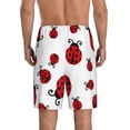thumbnail image 6 of KLL Fly Flying Ladybug for Men's 1-Pack Shorts,Sleep Pajama Shorts for Men Soft Pj Shorts Men's Pajama Bottoms Sleepwear -4X-Large, 6 of 7