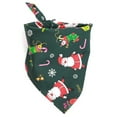 thumbnail image 3 of Pet Bandana Santa Pattern Triangle Scarf Dog Bandana Cat Bandana for Christmas, 3 of 6