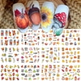 thumbnail image 1 of Halloween Nail Stickers Horror Face Designs Halloween Goth Nail Stickers Water Transfer Nail Decals Nail Art Supplies of The Dead Nail Designs for Halloween Nail Charm, 1 of 5