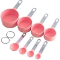 thumbnail image 3 of Juego de cucharas medidoras, taza medidora negra con asas de acero inoxidable, cocina, 3 of 5