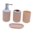 thumbnail image 1 of veasfak Bathroom Accessories Bathroom Decor Bath Accessory Complete Set for Bathroom Apricot, 1 of 9