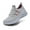 Grey, variant on CHENge Women's Fashion Sneakers on Lightweight Casual Arch Support Low Top Work Shoe Women Trail Footwear Hiking Grounding Biking Mesh Shoes