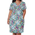 thumbnail image 2 of Vestido caído con bolsillos para mujer, elegante traje estilo coreano ideal para fiesta de graduación de verano., 2 of 6