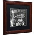 thumbnail image 2 of Trademark Fine Art "Lake House I" Canvas Art by Color Bakery Black Matte, Wood Frame, 2 of 4