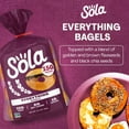 thumbnail image 2 of 3 Pack Sola Everything Bagels, Wheat 12.5 oz, 12 ct, 2 of 5