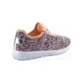 thumbnail image 2 of Remy-18k Youth Girl's fashion Flat Lace Up Light weight Glitter Sneaker Athletic Shoes, 2 of 3