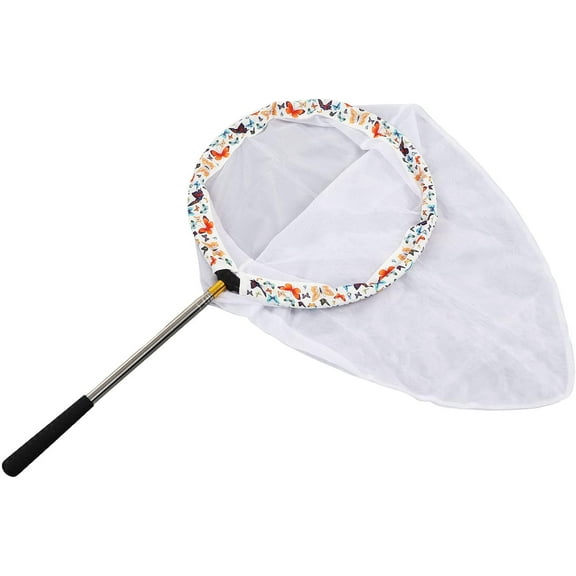 Professional Insect and Butterfly Net, Stainless Steel Extendable Butterfly Catching Net, Professional Portable Lockable Telescopic Butterfly Net for Kids Adults
