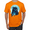 Orange, variant on Creepy Winter Beach Night Owl Animal Lover Graphic T-Shirt