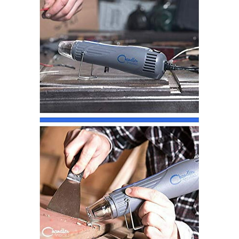 Heat Gun Chandler Tool Dual Temp Hot Air Gun for Crafts, Epoxy Resin,  Shrink Wrap, Vinyl, Embossing, Electronics, Phone Repair & DIY (Blue) 