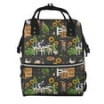 thumbnail image 1 of Disketp Farm Animals 2 Mochila de Pañales de Gran Capacidad con Múltiples Bolsillos, Mochila de Viaje Multifuncional para Bebé, Unisex, Moderna y Resistente, 1 of 6