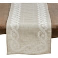 thumbnail image 2 of Saro Lifestyle 2053.N1668B Embroidered Table Runner with Botanical Design, Natural, 2 of 4