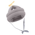 thumbnail image 2 of Sombrero de seguridad protector ajustable para bebés Cojín para la cabeza transpirable Protector para la cabeza infantil a caminar de - gris gris Sunnimix cojín de sombrero de niño, 2 of 8