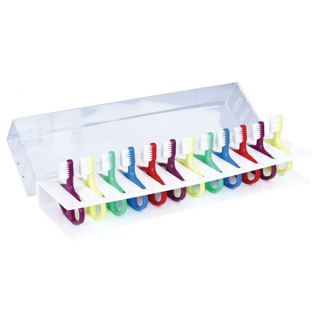 Plak Smacker Infant Toothbrushes with Rack