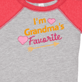 thumbnail image 4 of Inktastic I'm Grandma's Favorite with Arrow and Hearts in Pink Boys or Girls Baby Bodysuit, 4 of 5