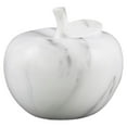 thumbnail image 2 of UTC47008 Ceramic Apple Figurine LG Wood Grained Natural Finish Cream, 2 of 2