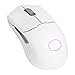 thumbnail image 3 of Cooler Master MM712 Wireless Gaming Mouse White with Adjustable 19,000 DPI, 2.4GHz and Bluetooth, Ultraweave Cable, PTFE Feet, RGB Lighting and MasterPlus+ Software, 3 of 4